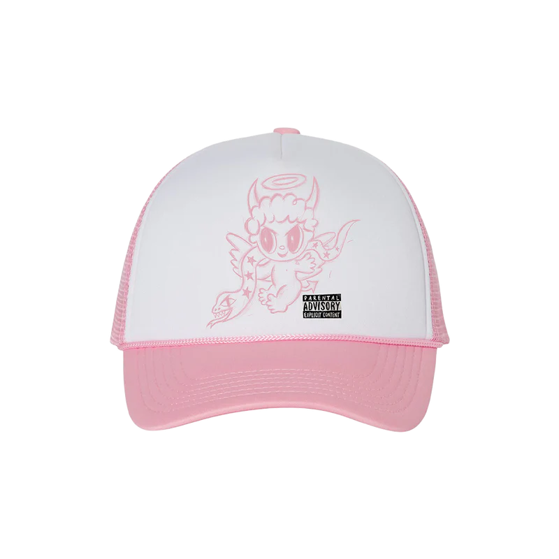 Diablo Pink/White Trucker Hat