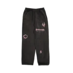 Bichota Season Icons Washed Black Sweatpants